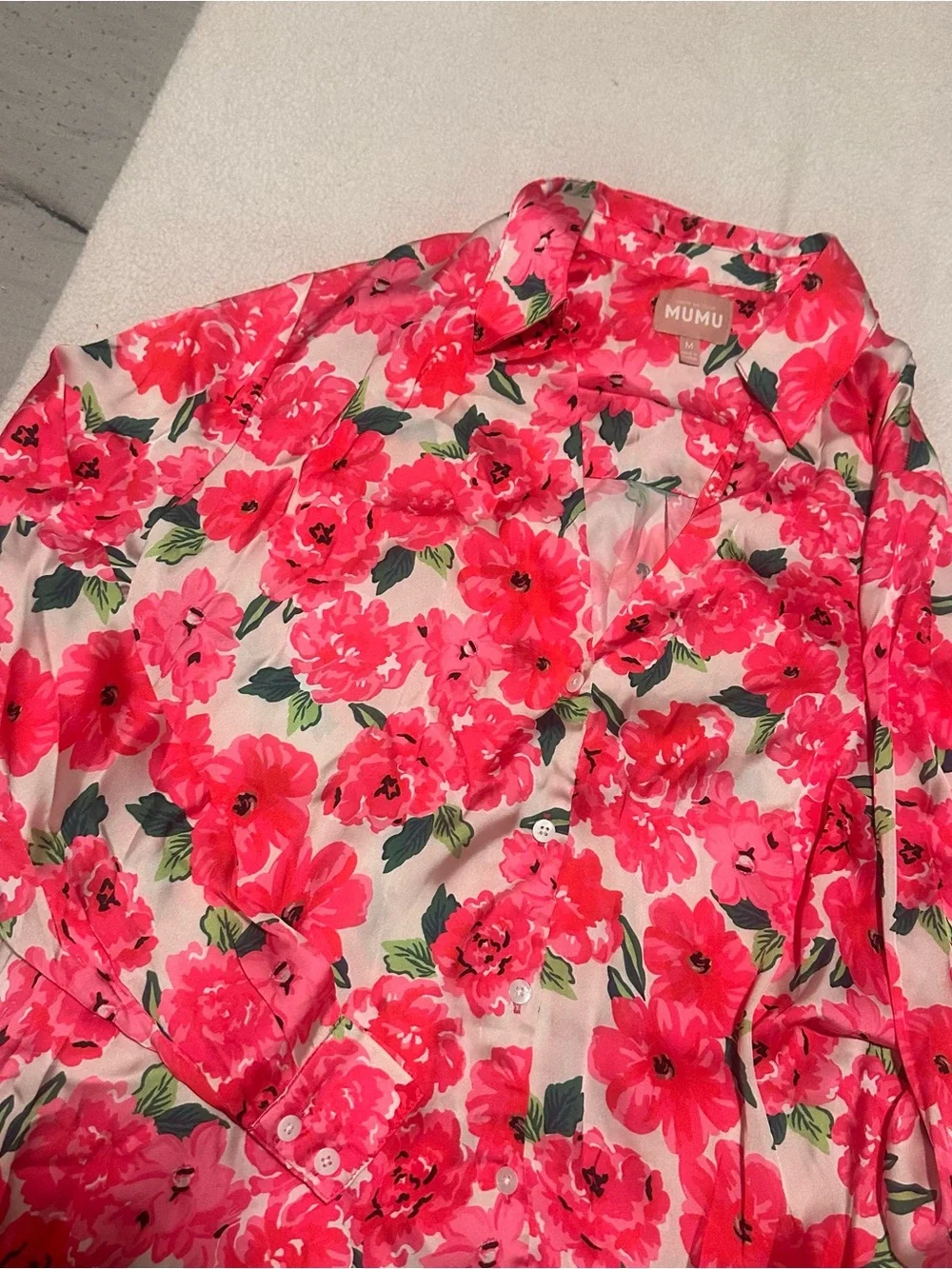 show me your mumu floral early riser pj set soiree medium